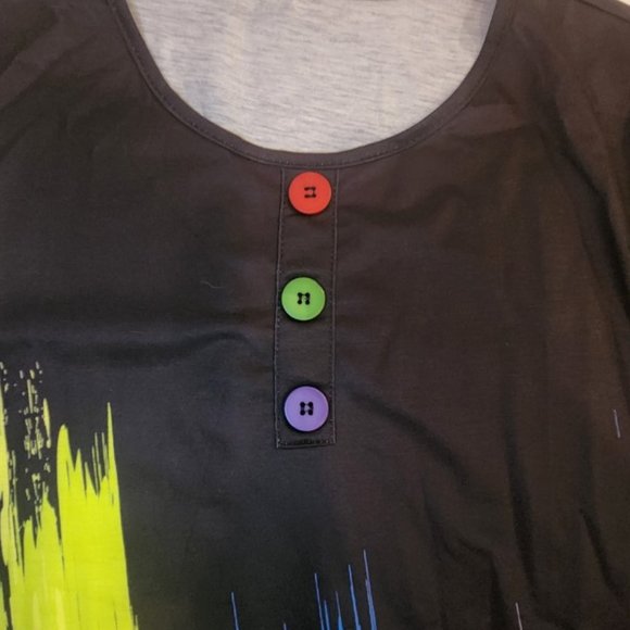 Casual Colorful Shirt NWOT - Picture 3 of 15